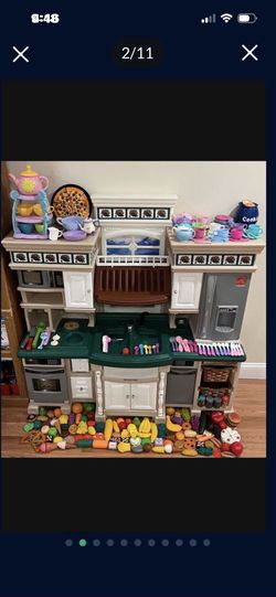 Toy kitchen plastic play set step 2