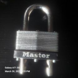 Master Lock With Key 