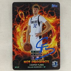 Cooper Flagg On Card Autograph (Read Description For Card/Auto Details)