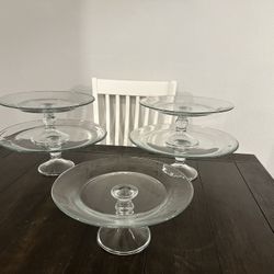 3 Piece Tier Footed Platter (2) $50 