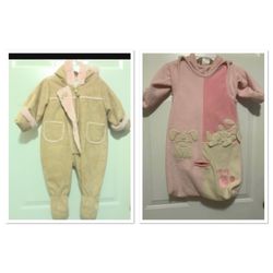 Adorable Warm Infant Fall/Winter Onesie Jackets