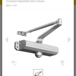 Door closers aluminum