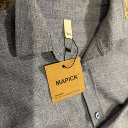 Men’s MAPICK Dress Shirt XXL
