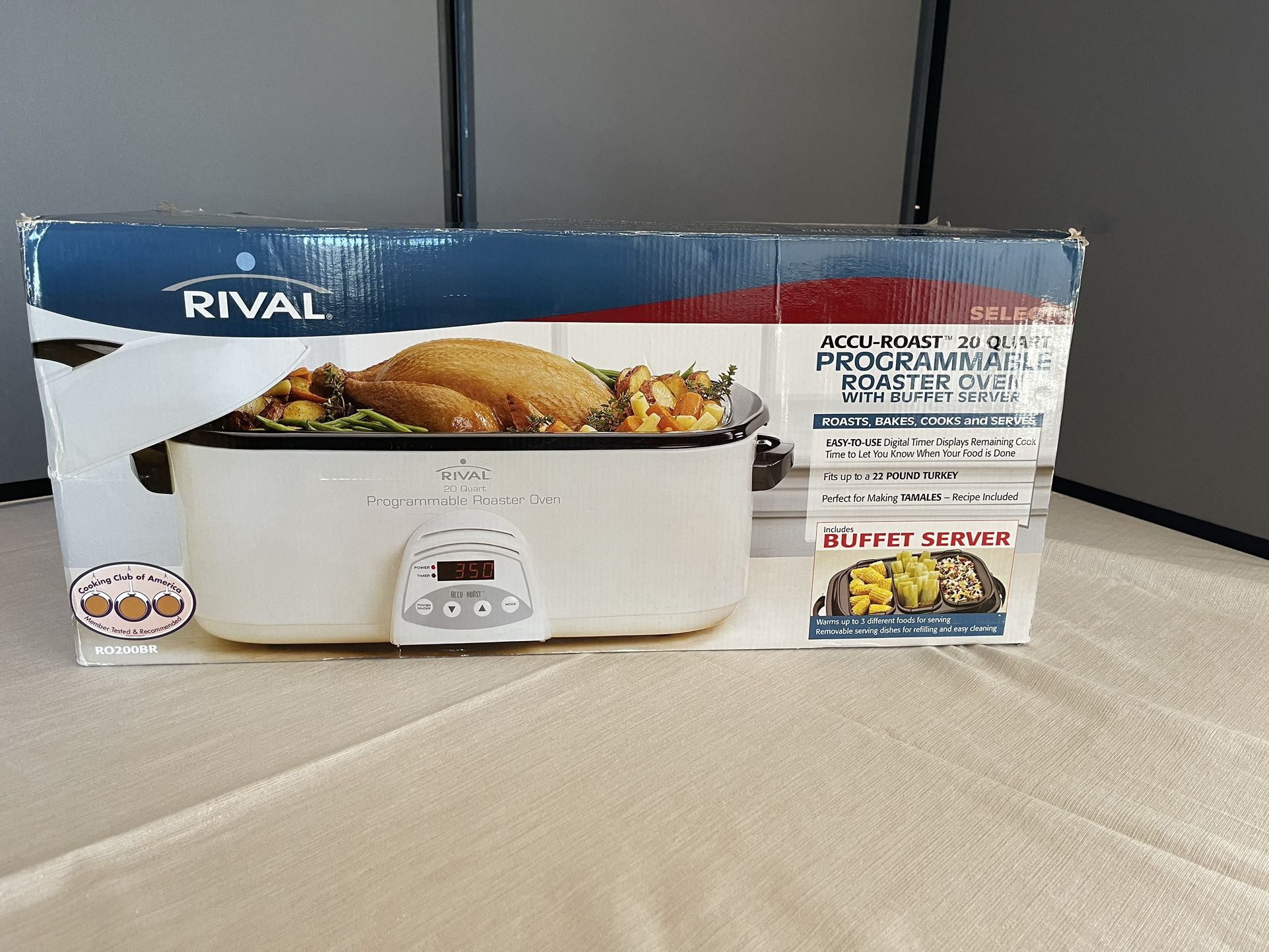 Rival R0200 20 Qt. Programmable Roaster Oven