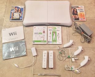 Wii Accessories Wii Fit Board with Games Controllers Power Supply etc. for Sale in Louisville KY OfferUp