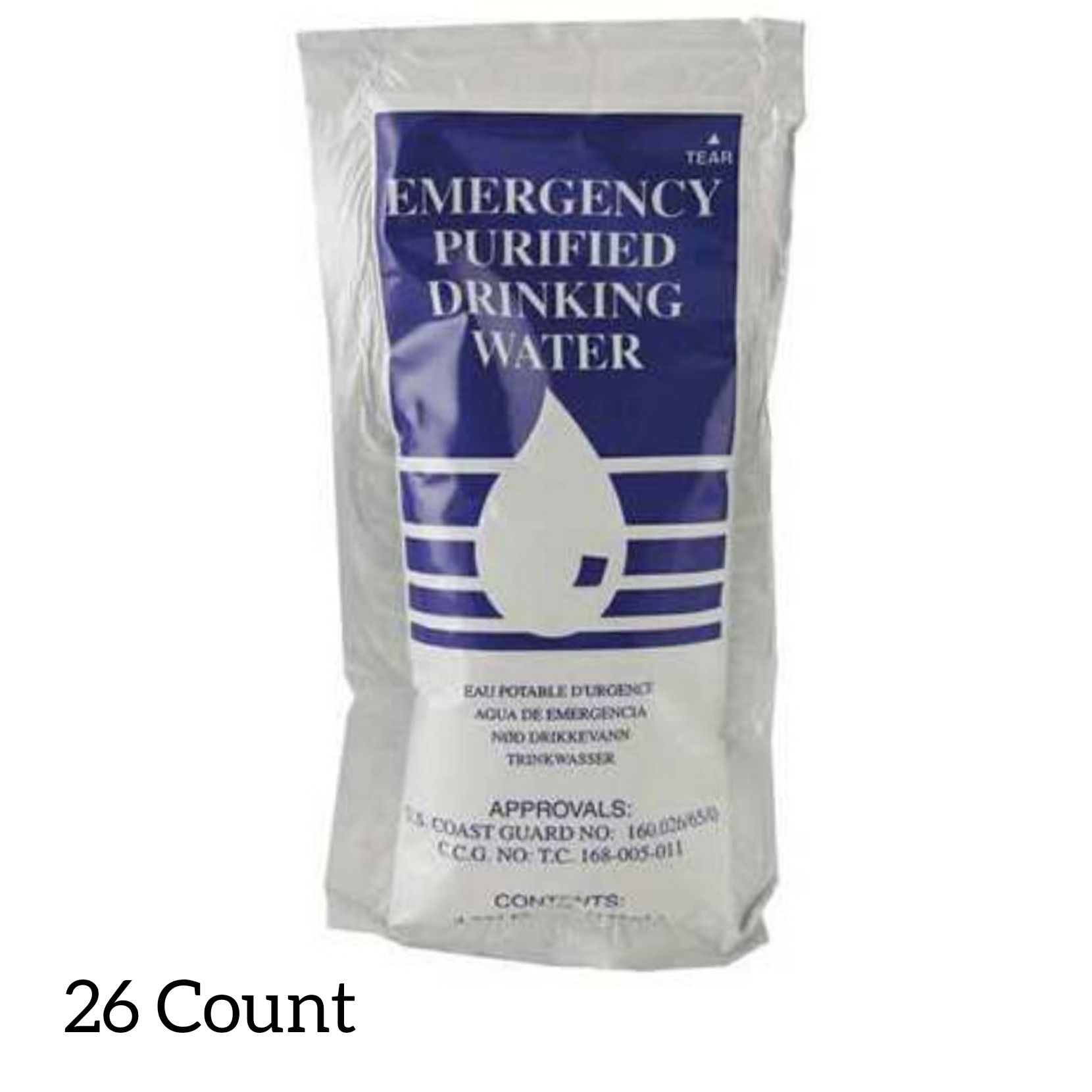 26 Qty Mayday Emergency water