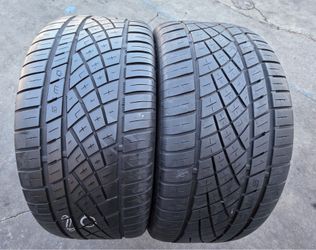 2 USED TIRES CONTINENTAL 245/45/20