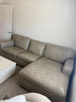 Leather couch