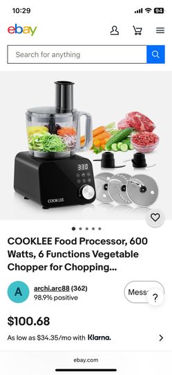 Food processor new $20