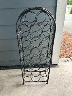 Freestanding Wine Bottle Stand