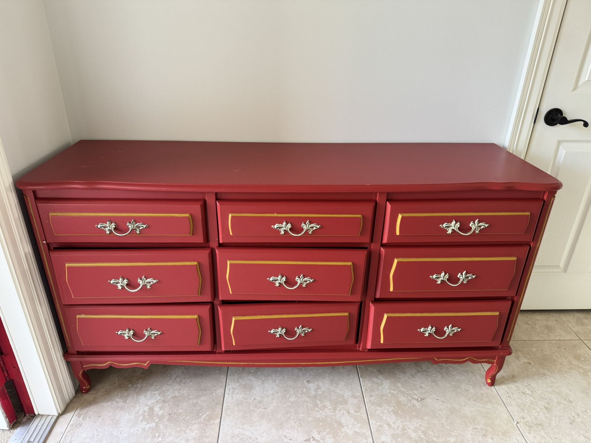 Refinished French Provincial Style Dresser