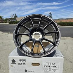Weds TC105X 18x9.5 +35 PCD 5x114.3 w/ hub centric centercaps