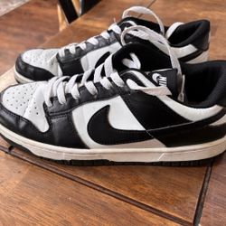 Nike Dunk Low Pandas Leather Sneakers