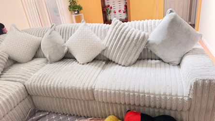 soffa set grey