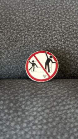Disney Safety Sign for Ride Pin