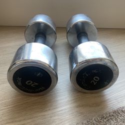 Pair of 20lb Dumbells