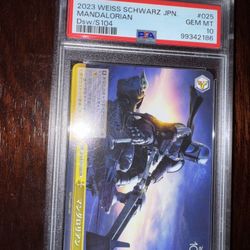 Star Wars Mandalorian PSA 10 JPN