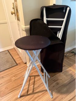 Round folding portable stools