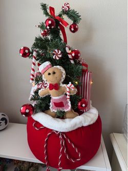 Christmas light up tree decor