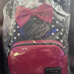 Polkadot Minnie Loungefly with Wallet