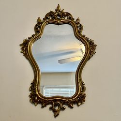 Vintage Mid Century Modern Wall Mirror — McM Syroco Mirror 60’s — Height 28"
