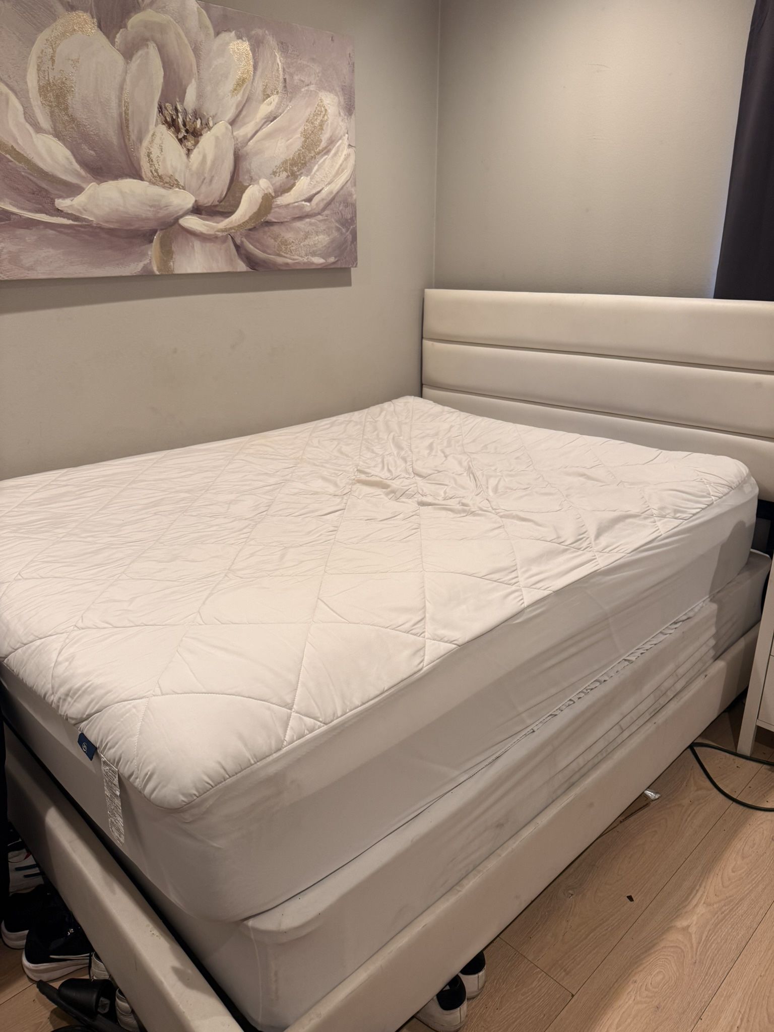 Queen Bed And Bed Frame For Sale