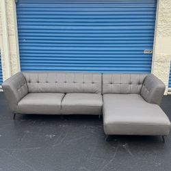 Kasala Leather Sectional 