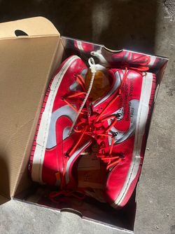 Dunk Low Off White University Red