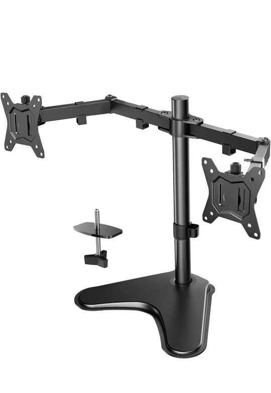 Dual Monitor Stand For 13 - 32 Inch Screens