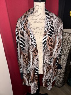 Animal Print Button Down 