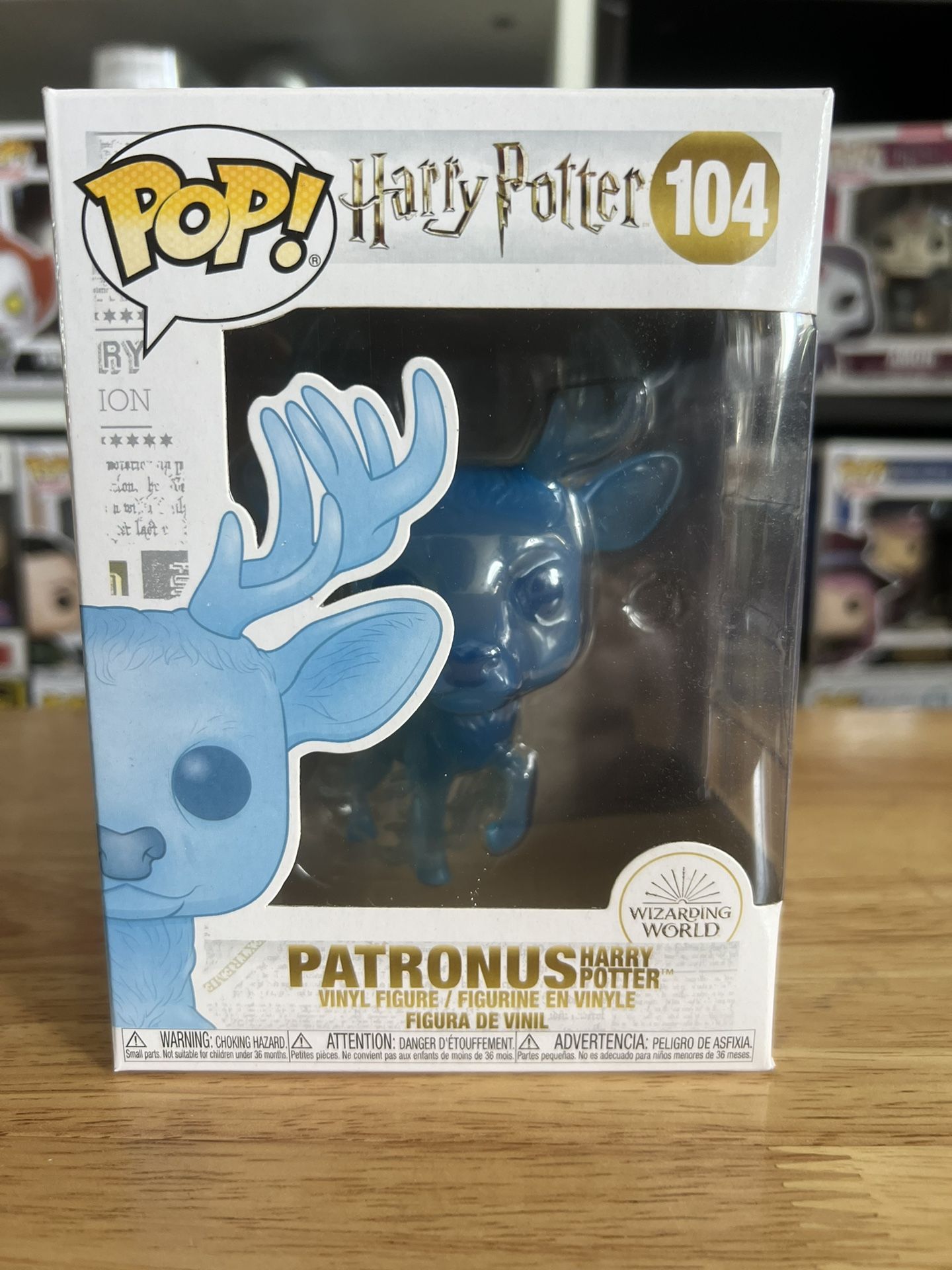 VAULTED Harry Potter Stag Patronus Funko Pop #104 Wizarding World Books Movies