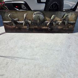 Metal art wall decor- airplane