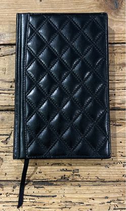 Black Genuine Leather Notebook