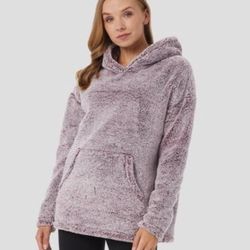 32 Degrees Soft Sherpa Pullover Hoodie Jacket Sz XXL