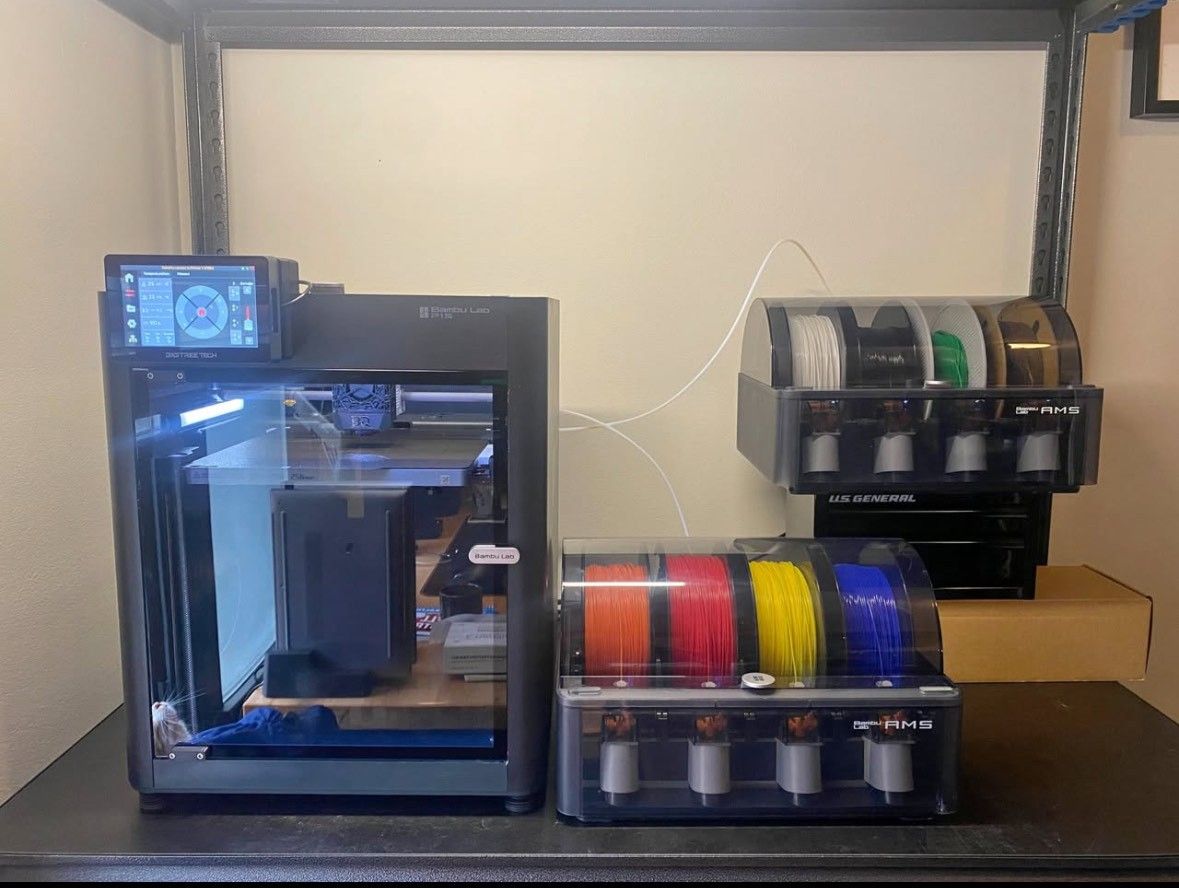Bambu Labs P1S Ultimate Bundle (2 AMS + Many Extras)
