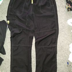 Size Xl Black Windbreaker Style Pants 