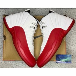 Jordan 12 Cherry 11.5 Men, 13 Men