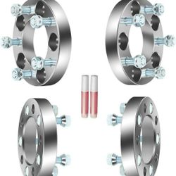5x4.5 Wheel Spacers for J-e-e-p TJ XJ YJ ZJ KJ KK, 1” 5x114.3 Wheel Adapters & Spacers 82.5mm CB Compatible with Explorer Wrangler Mustan-g Ranger Che