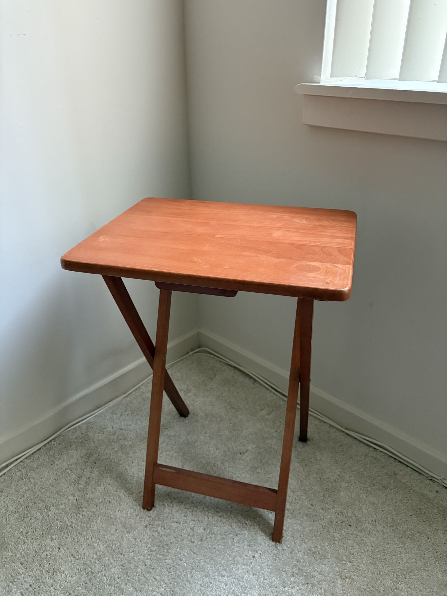 Folding Wooden TV Tray Table