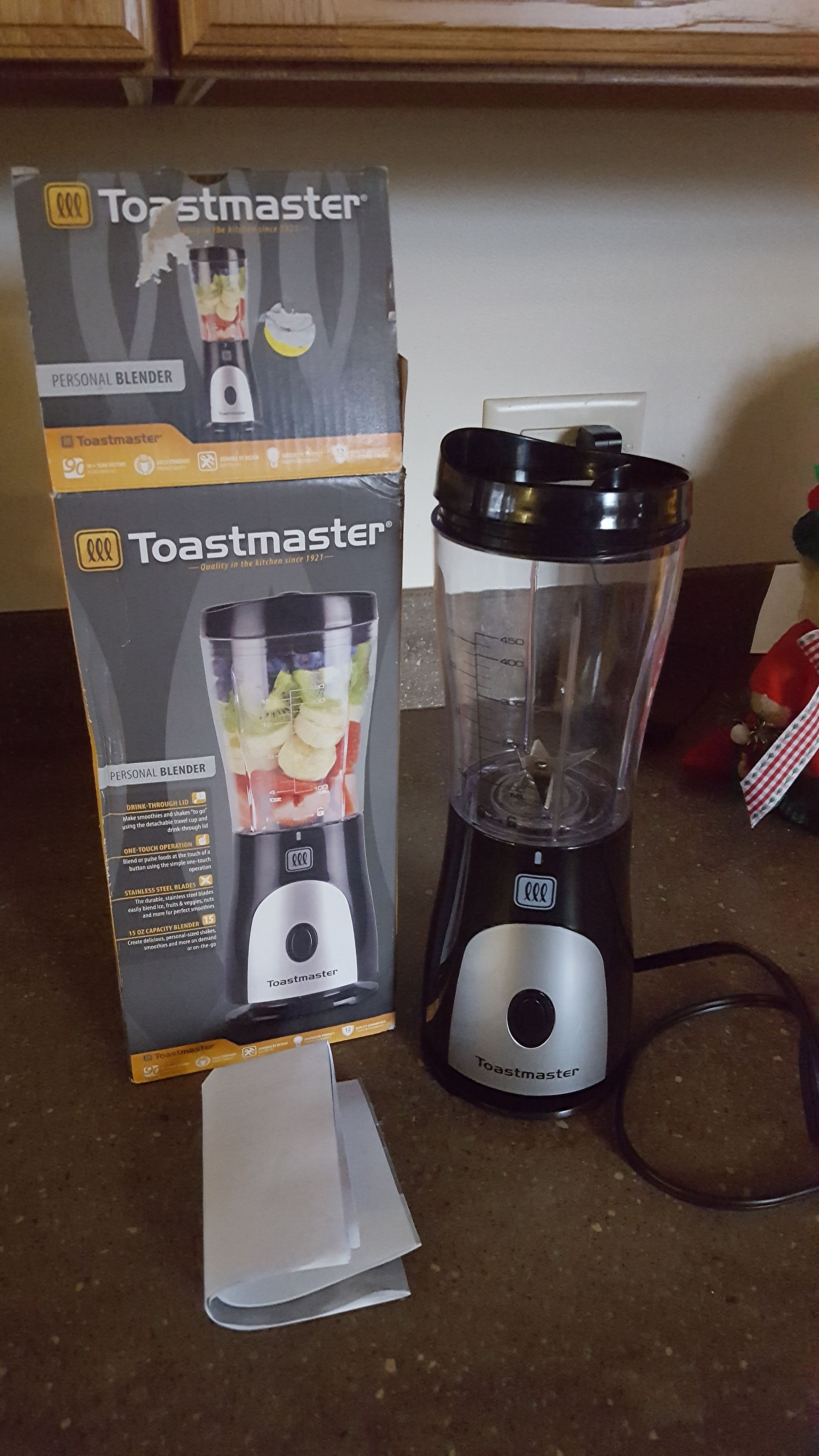 Toastmaster Personal Blender Model TM-1MBL