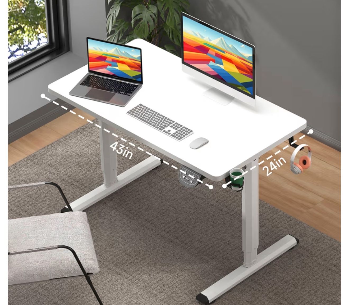 Adjustable Height Desk