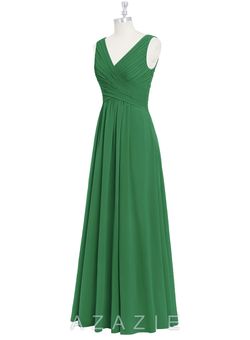 Azazie Bridesmaid Dresses - Emerald - Offers Accepted