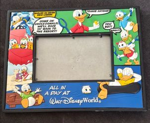 All In A Day At Walt Disney World 3D Donald Duck Photo Frame Huey Dewey Louie