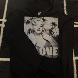 Black Marilyn Monroe Hoodie