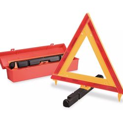 Uline Highway Warning Kit H-2589, Include Three 17” Triangles 