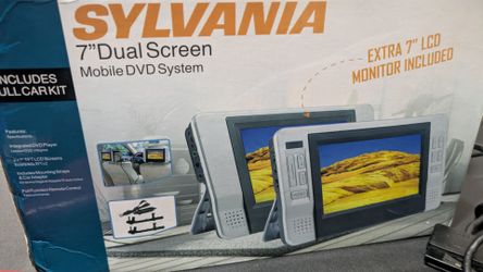 Sylvania 7 inch Dual Screen Mobile DVD System