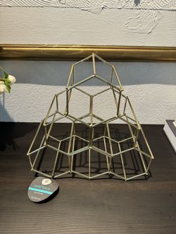 Brand New Gold Wine Rack