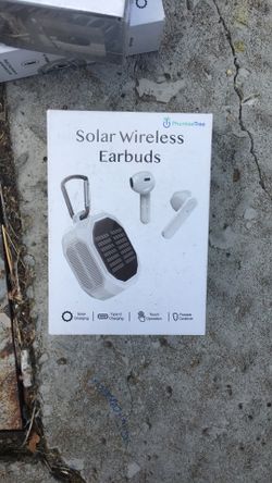 Wireless Earbuds Solar Charging Case