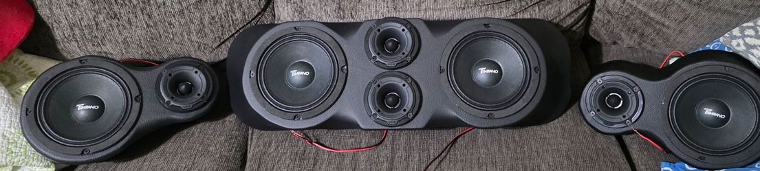 Pair of tt panels  and speaker rack