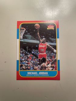 Michael Jordan 1986 Fleer Rookie